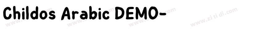 Childos Arabic DEMO字体转换 Childos Arabic DEMO字体转换